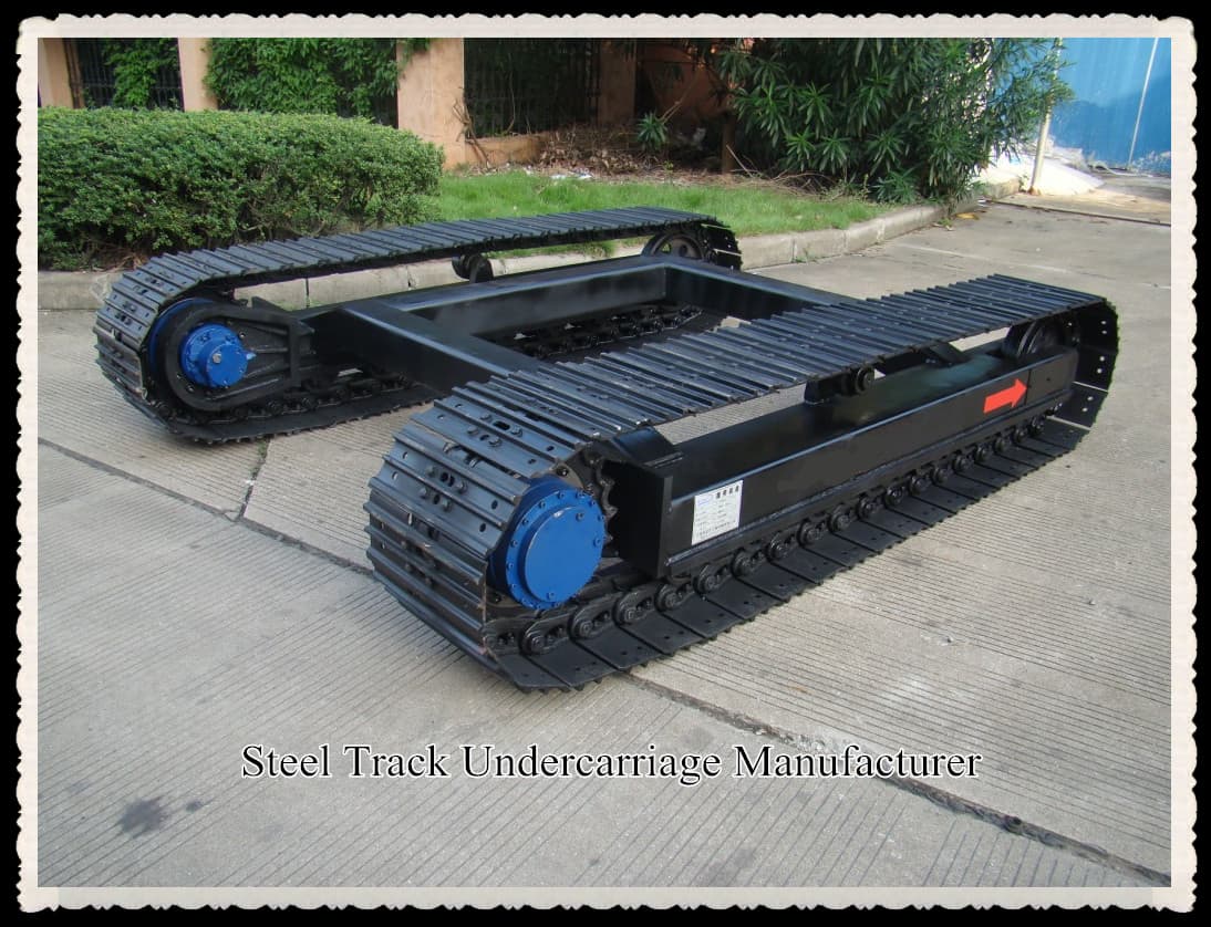 steel crawler undercarriage steel track frame